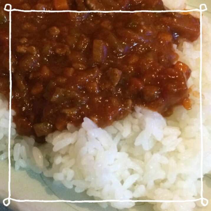 安くて美味しいキーマカレー꒰ ♡´∀`♡ ꒱